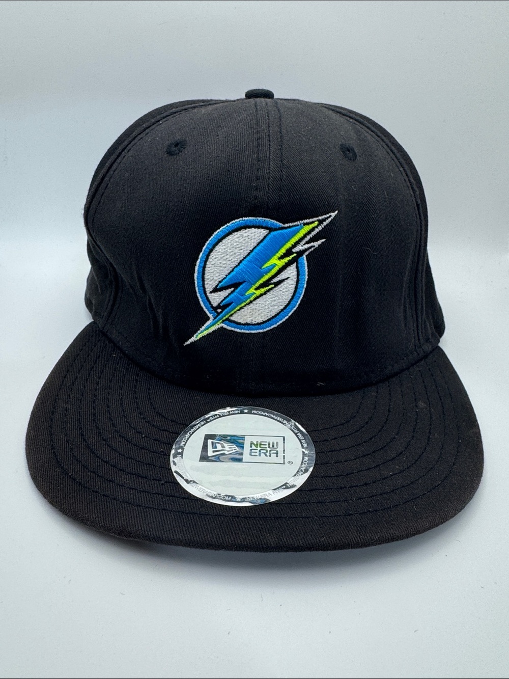 New Era 59FIFTY Tampa Bay Lightning Black Neon Blue Green Colorful SnapBack Hat